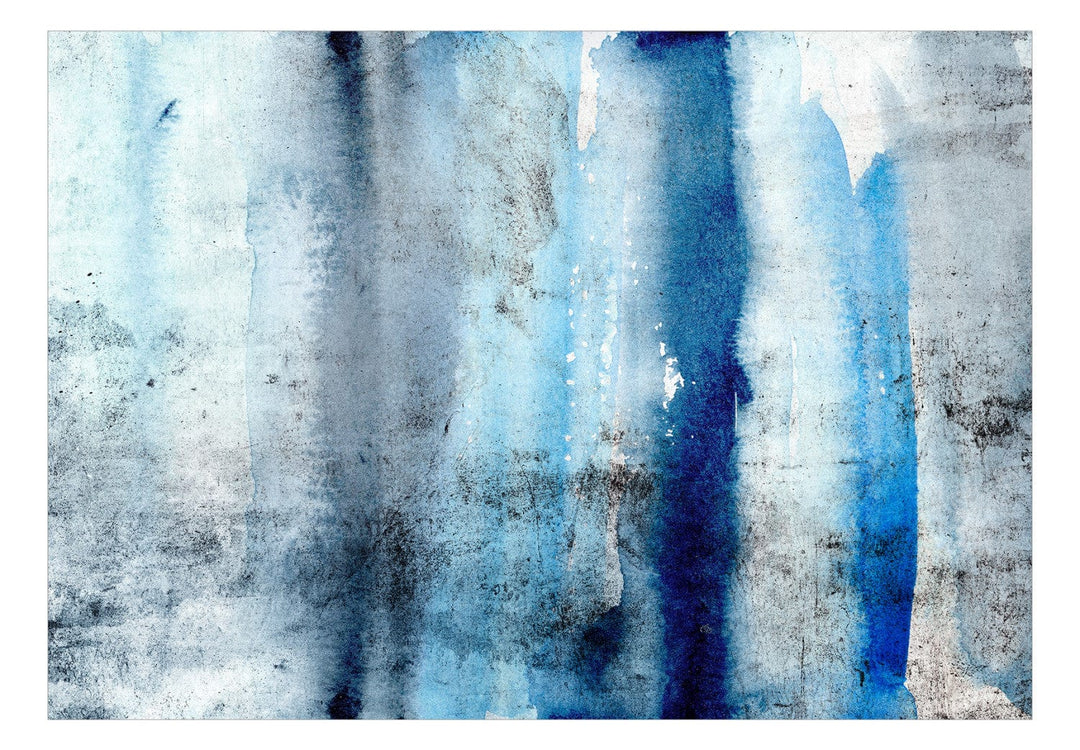 Fototapetes - Mākslinieciska siena zilā akvareļu krāsā - 148936 G-ART