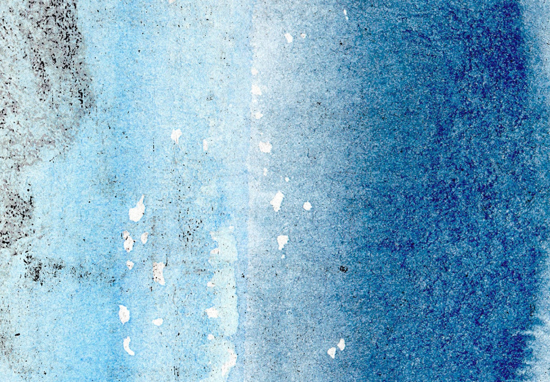 Fototapetes - Mākslinieciska siena zilā akvareļu krāsā - 148936 G-ART