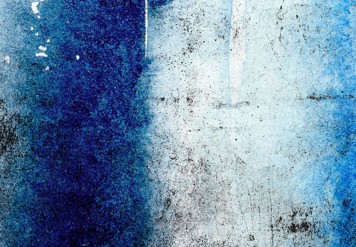 Fototapetes - Mākslinieciska siena zilā akvareļu krāsā - 148936 G-ART