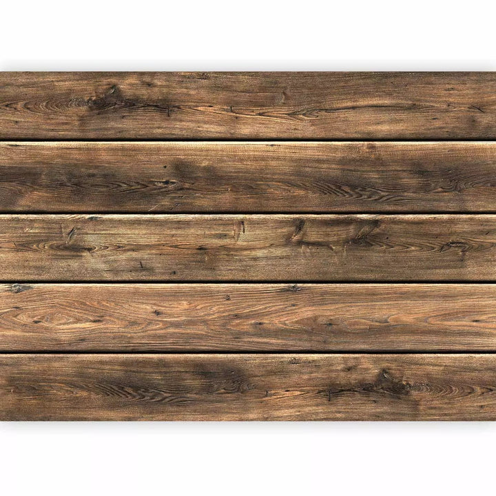 Fototapetes guļamistabai ar dabīga koka imitāciju brūna krāsā G-ART