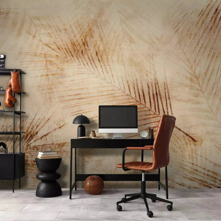 Fototapetes ar tropiskam lapām - Tuksneša suvenīrs (otrais variants) G-ART