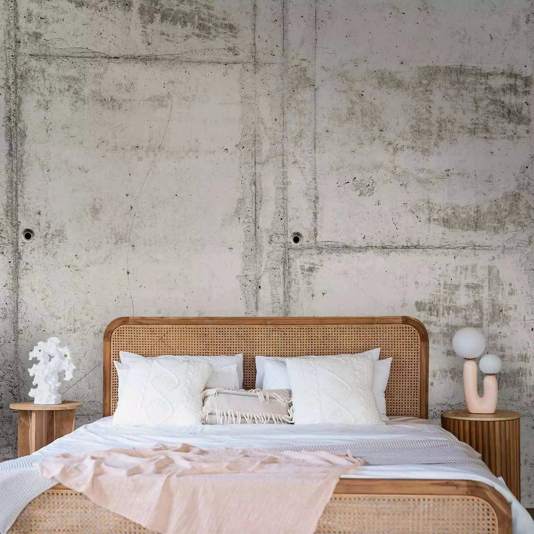 Fototapetes - Pilsētas bunkurs – betona fons industriālā stilā, pelēkā G-ART