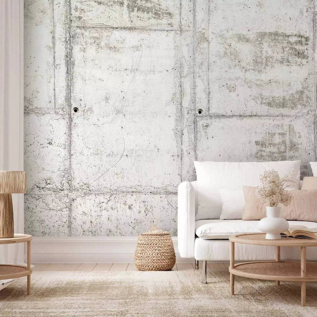 Fototapetes - Pilsētas bunkurs – betona fons industriālā stilā, pelēkā G-ART