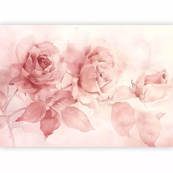 Fototapetes - Romantiskas rozes kompozīcijas delikātos toņos G-ART