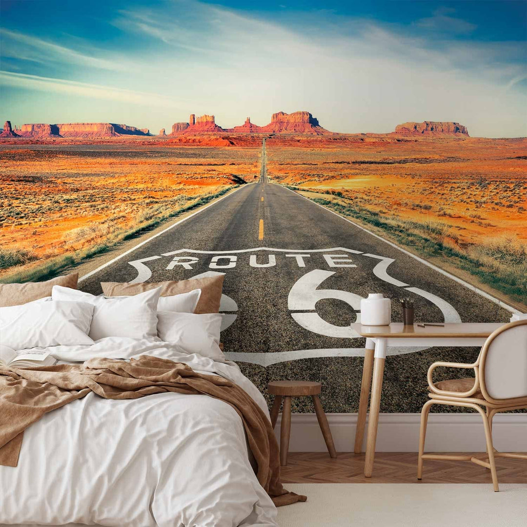 Fototapetes ar ASV ainavu - Route 66 - 61613 - izvelies savu izmēru G-ART