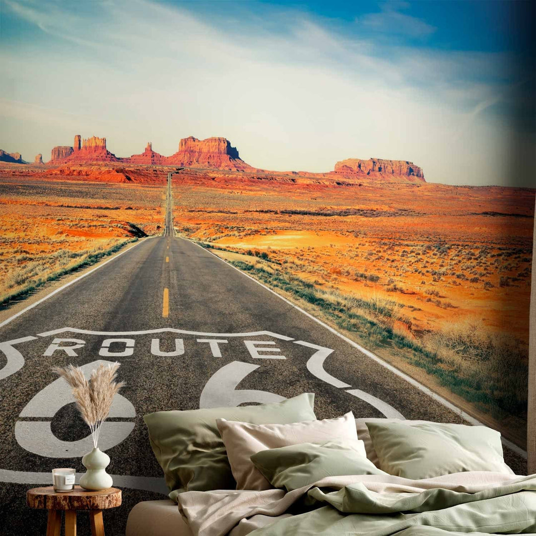 Fototapetes ar ASV ainavu - Route 66 - 61613 - izvelies savu izmēru G-ART
