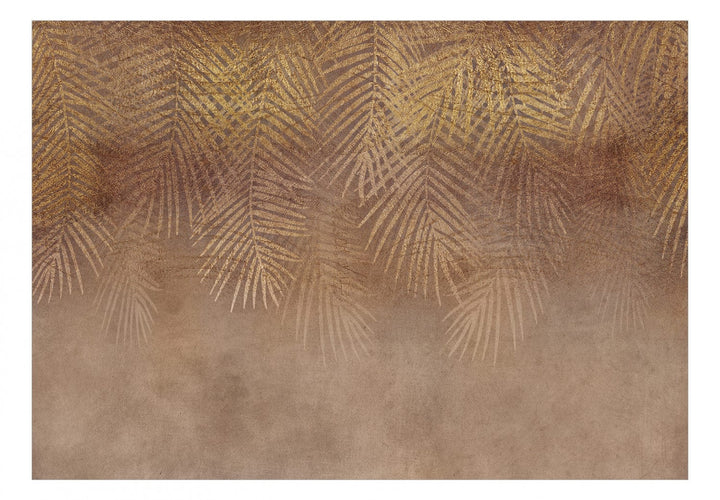 Fototapetes - Saulainās lapas brūnā krāsā - 142378 G-ART