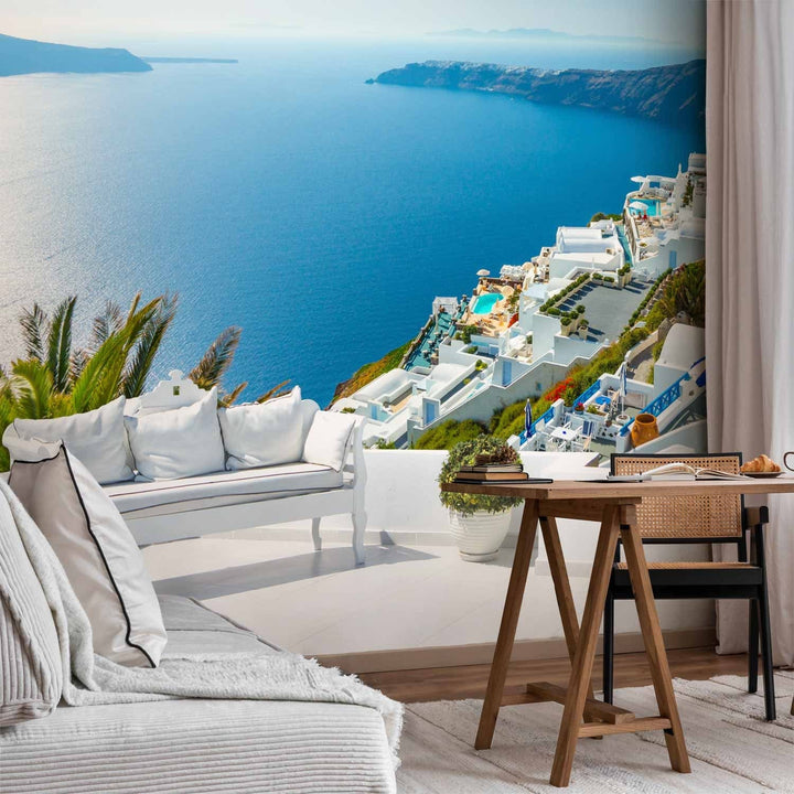 Fototapetes ar Grieķijas ainavu - Skats uz Santorini, 91647  G-ART