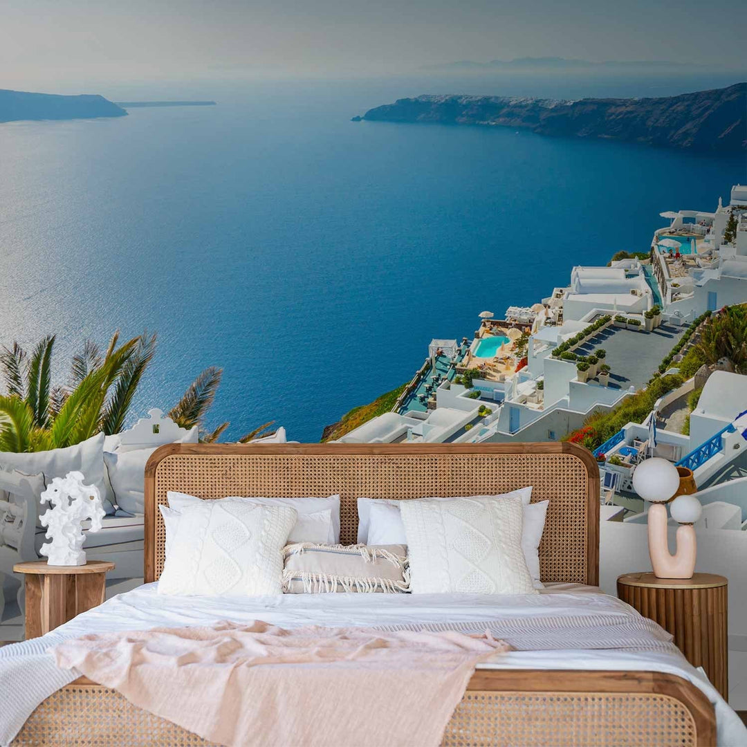 Fototapetes ar Grieķijas ainavu - Skats uz Santorini, 91647  G-ART