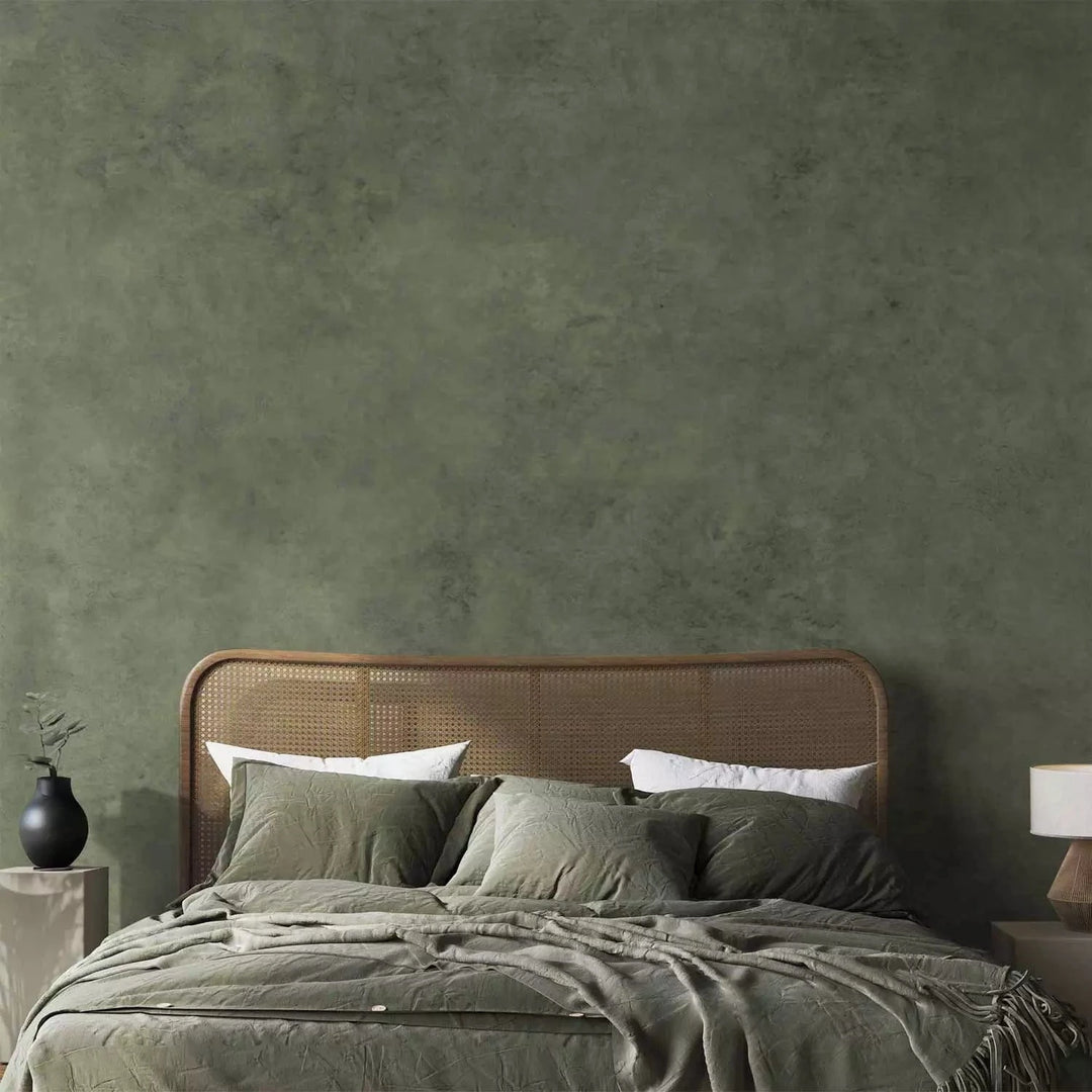 Fototapetes - smalka tekstūra zaļā krāsā, iedvesmota no dabas G-ART