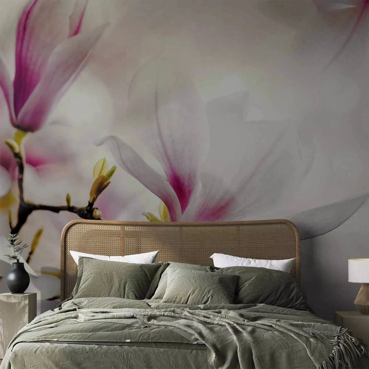 Fototapetes - Smalkās magnolijas (trešais variants), guļamistabai G-ART