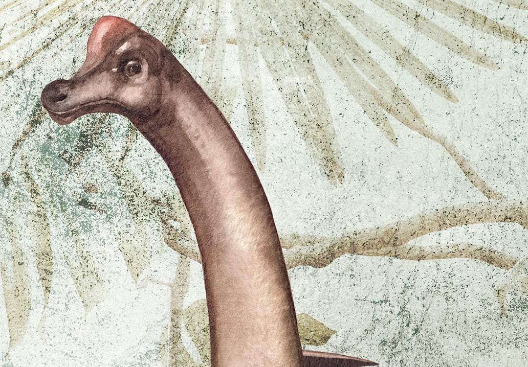 Fototapetes ar dinozauriem - Trikeratops, tiranozaurs un stegozaurs G-ART