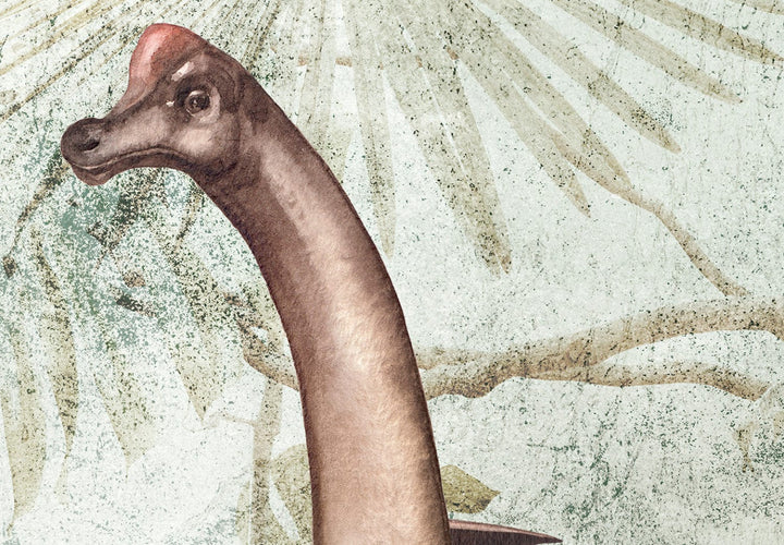 Fototapetes ar dinozauriem - Trikeratops, tiranozaurs un stegozaurs G-ART