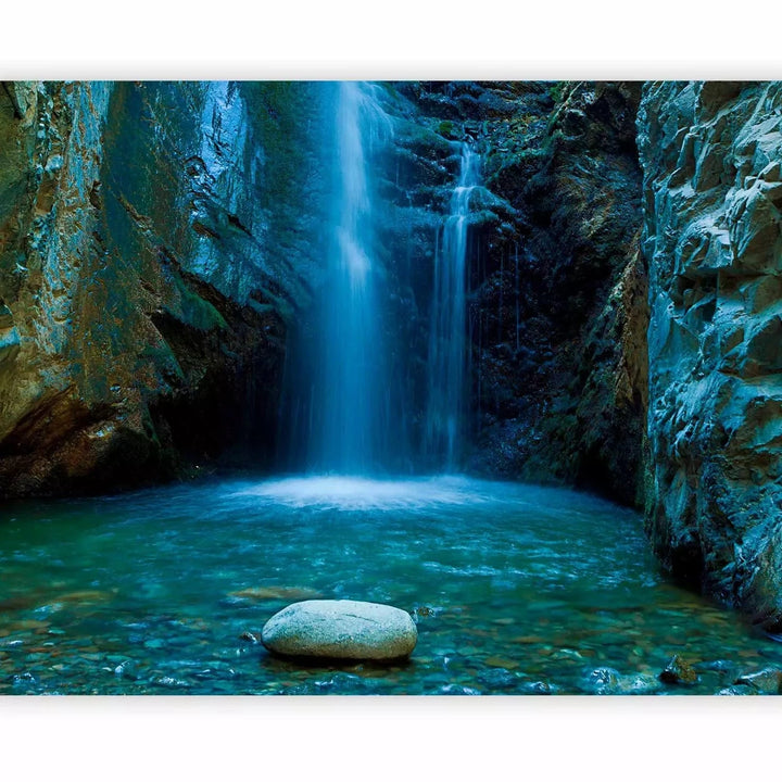 Fototapetes - Ūdenskritumi Troodos kalnos, zilā krāsā G-ART