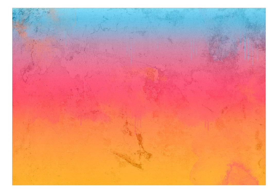 Fototapetes ar gradientu no oranžas uz zilu krāsu - 142672 G-ART