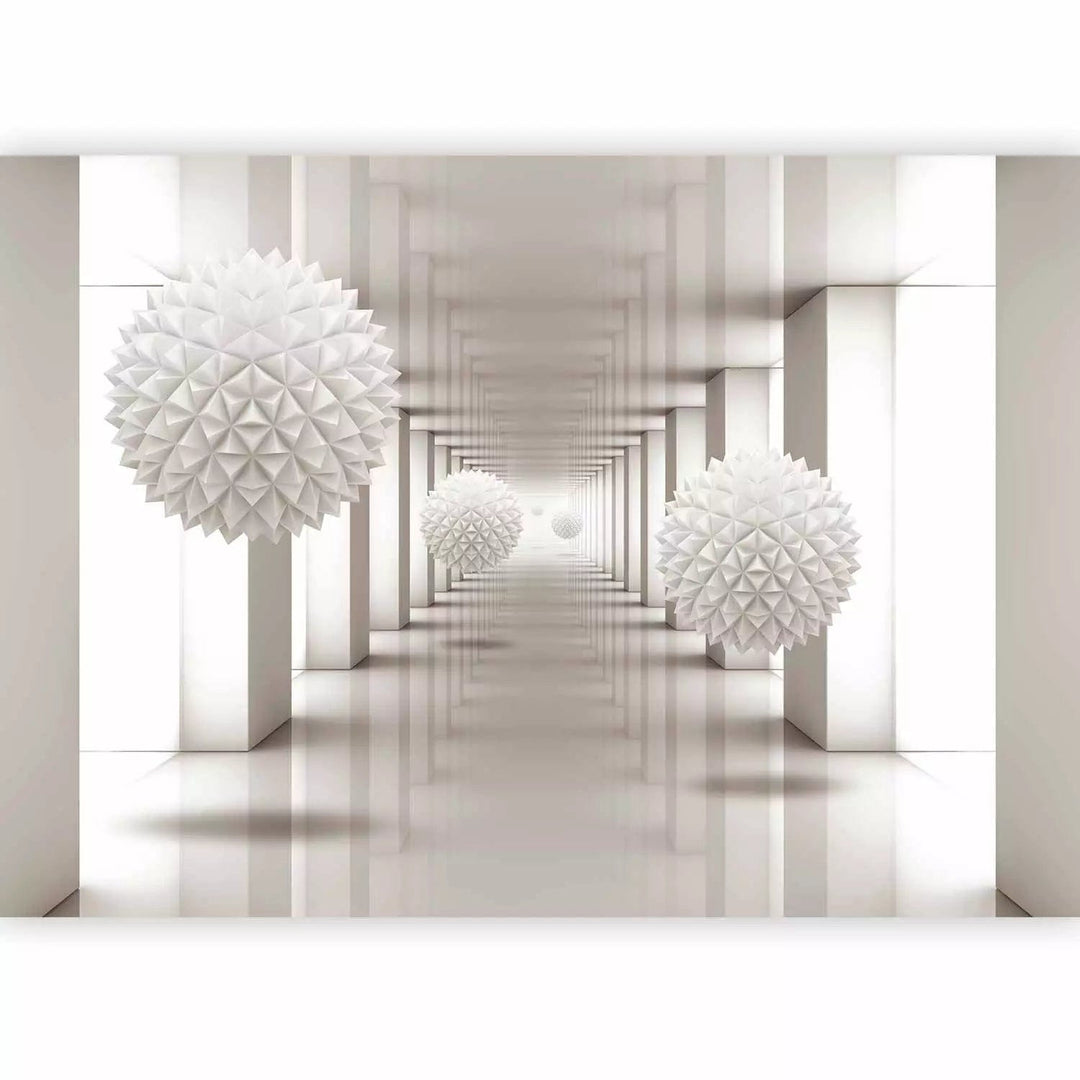 Fototapetes 3d bēšā krāsā - Vārti uz nākotni, 61873  G-ART