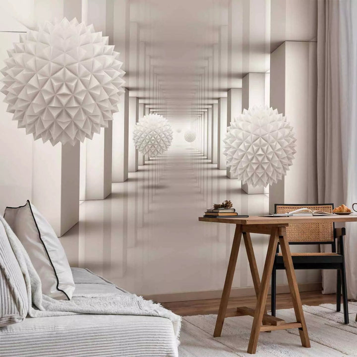 Fototapetes 3d bēšā krāsā - Vārti uz nākotni, 61873  G-ART