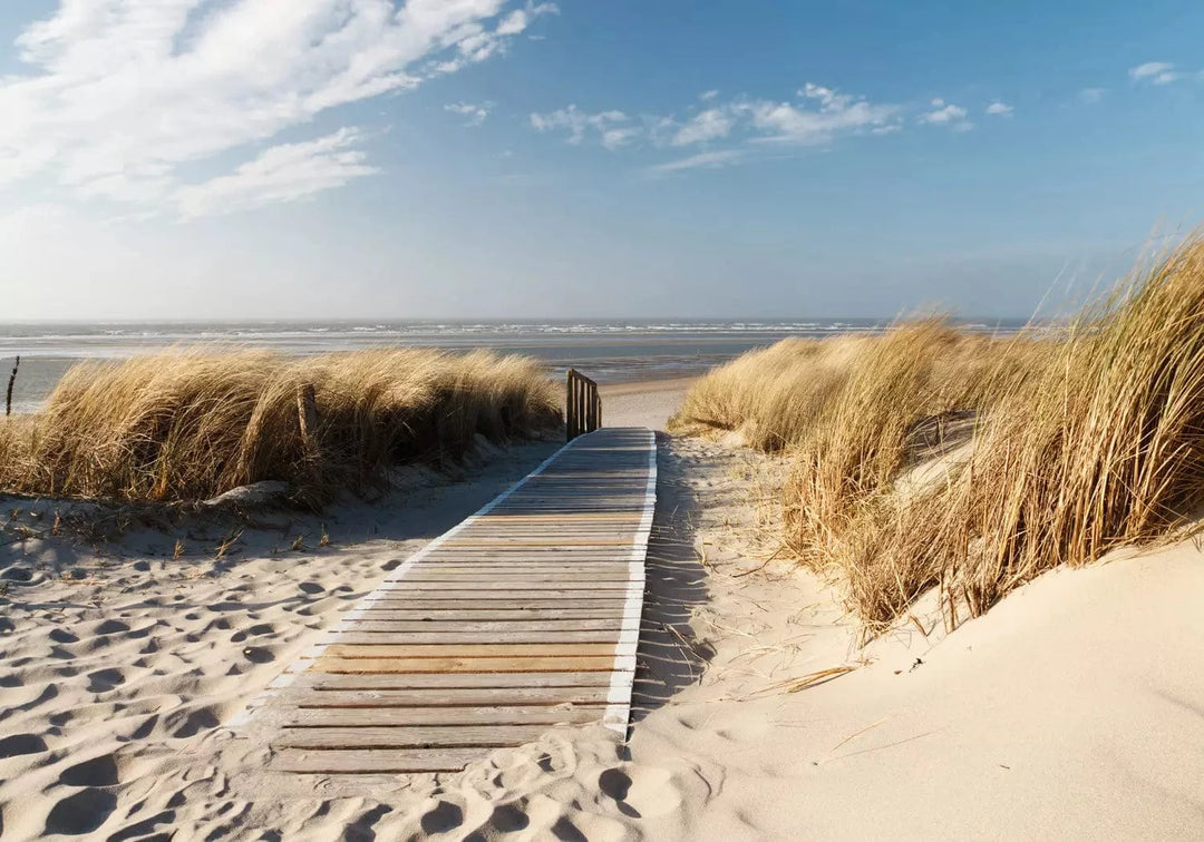 Fototapetes ar jūras skatu - Vientuļā pludmale - 123326 G-ART