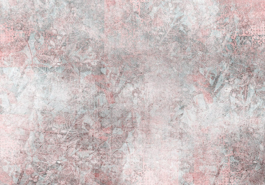 Fototapetes - Vintāžas ornaments rozā un pelēkos toņos G-ART