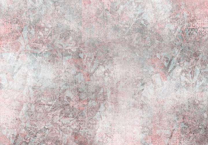 Fototapetes - Vintāžas ornaments rozā un pelēkos toņos G-ART