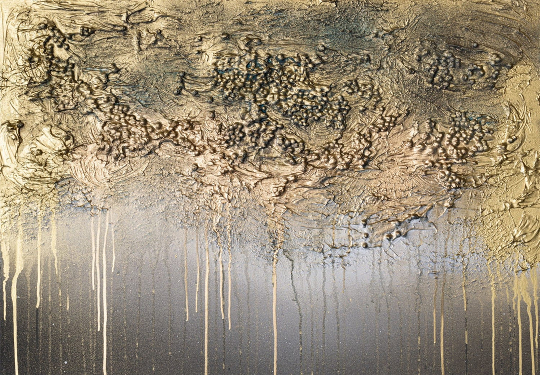 Fototapetes ar ekskluzīvu dizainu - Abstrakcija - Zelta mežs D-ART