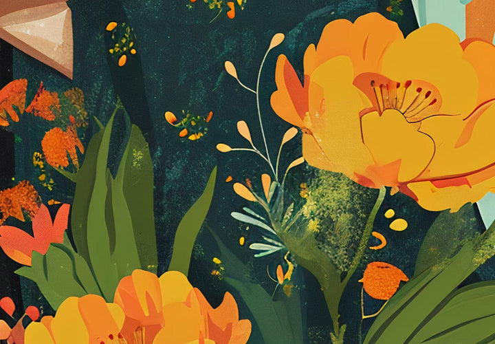 Frida Kalo - mākslinieciskais attēlojums ar kaktusiem, 152216, lielformāta G-ART