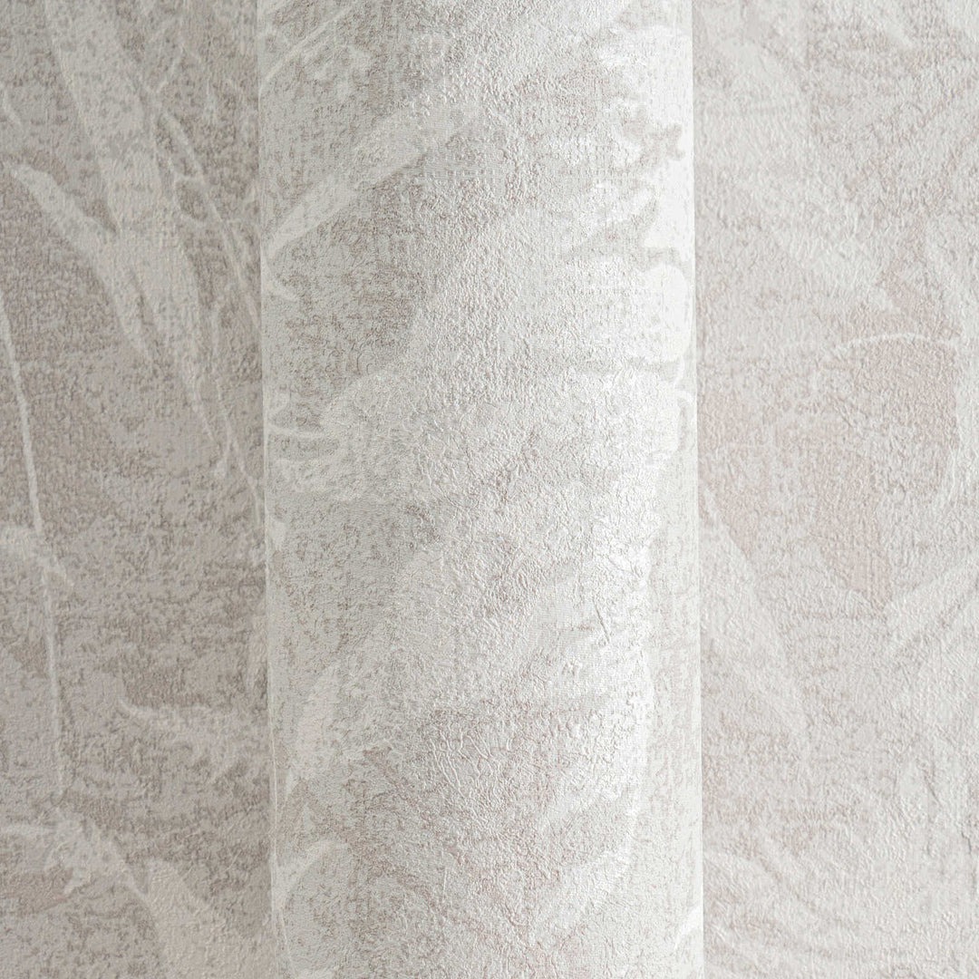 Gaišas krāsas tapetes ar dabisku lapu rakstu – pelēkā krāsā - 782033 AS Creation