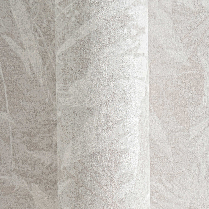 Gaišas krāsas tapetes ar dabisku lapu rakstu – pelēkā krāsā - 782033 AS Creation