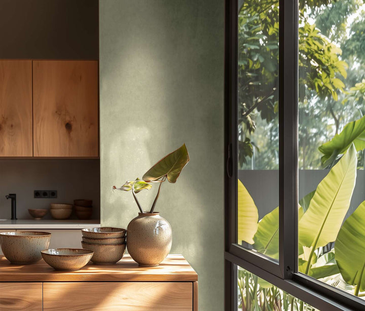 Gaišas tapetes ar smalku faktūru, nedaudz spīdīgas - Zaļā - 782271 AS Creation