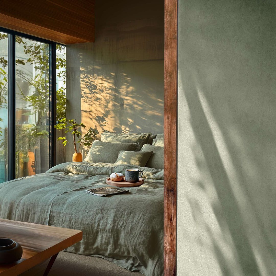 Gaišas tapetes ar smalku faktūru, nedaudz spīdīgas - Zaļā - 782271 AS Creation