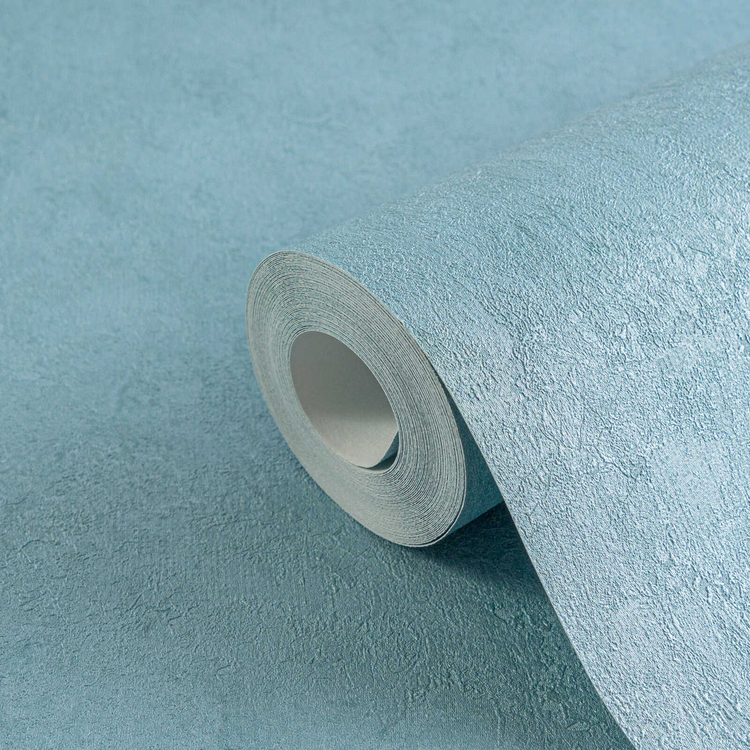 Gaišas tapetes ar smalku faktūru, nedaudz spīdīgas - zilā krāsā - 782272 AS Creation