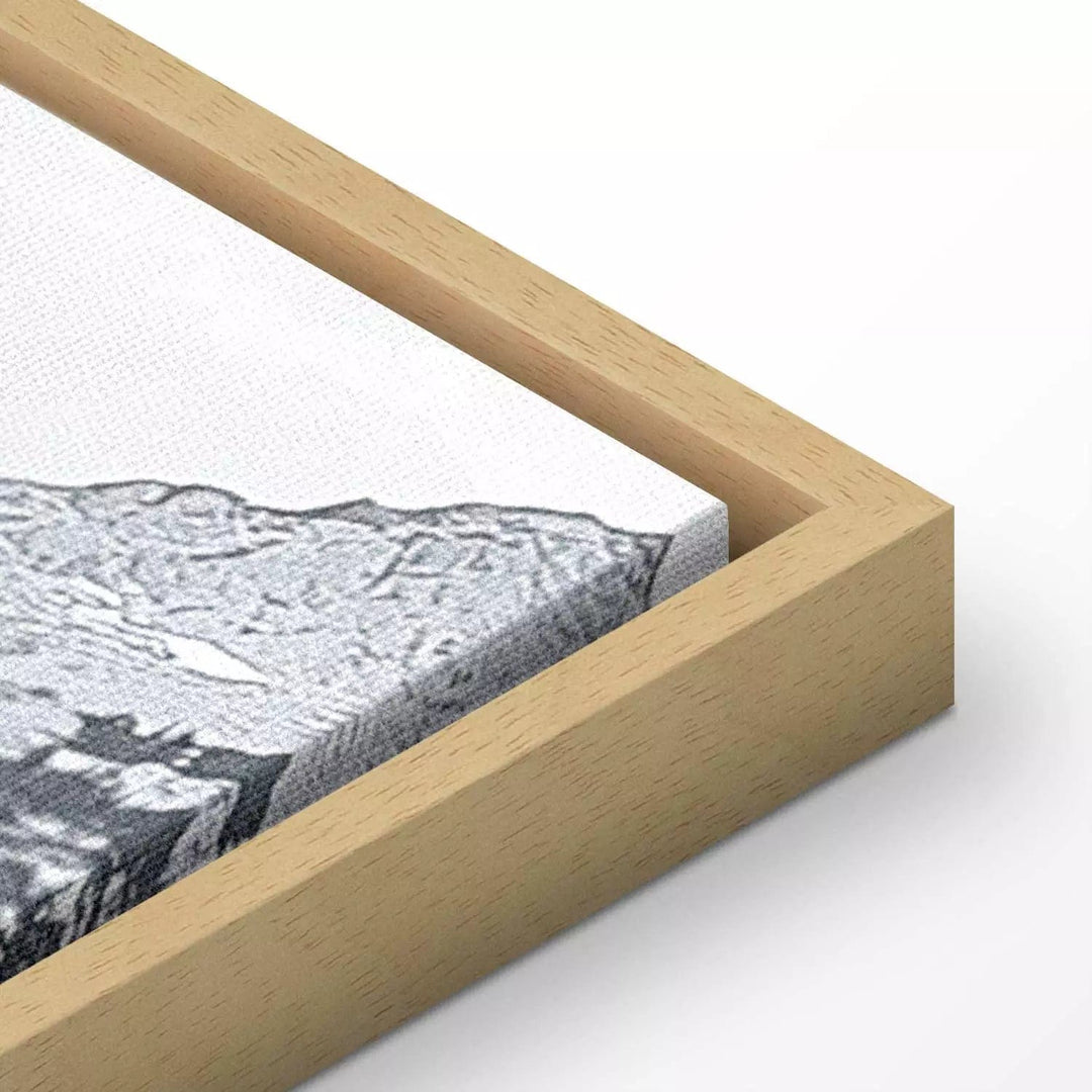 Glezna koka rāmī (dabiskā krāsā) -  Saulespuķes uz melnā fona, 162558 G ART