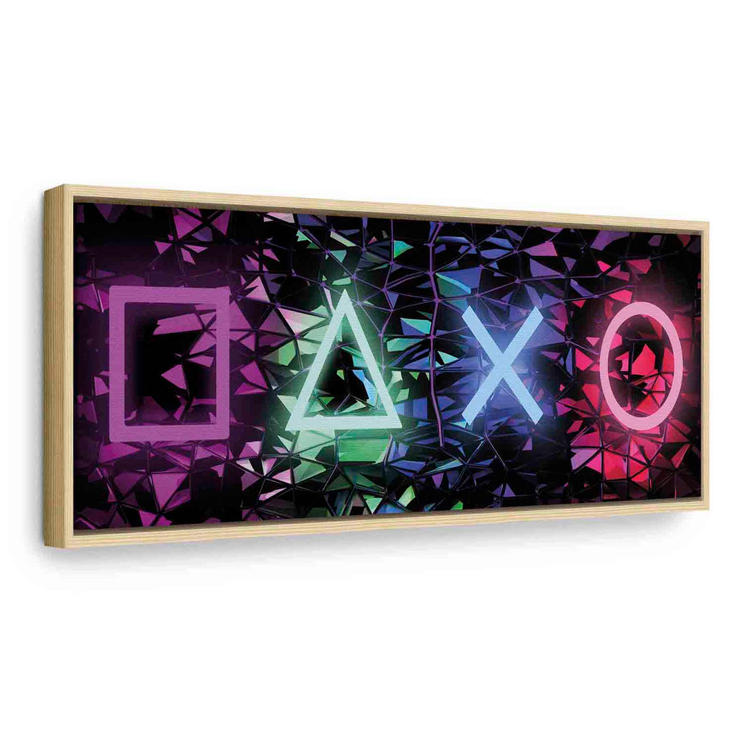 Glezna koka rāmī - Pusaudža istabai - Izklaides simboli G ART