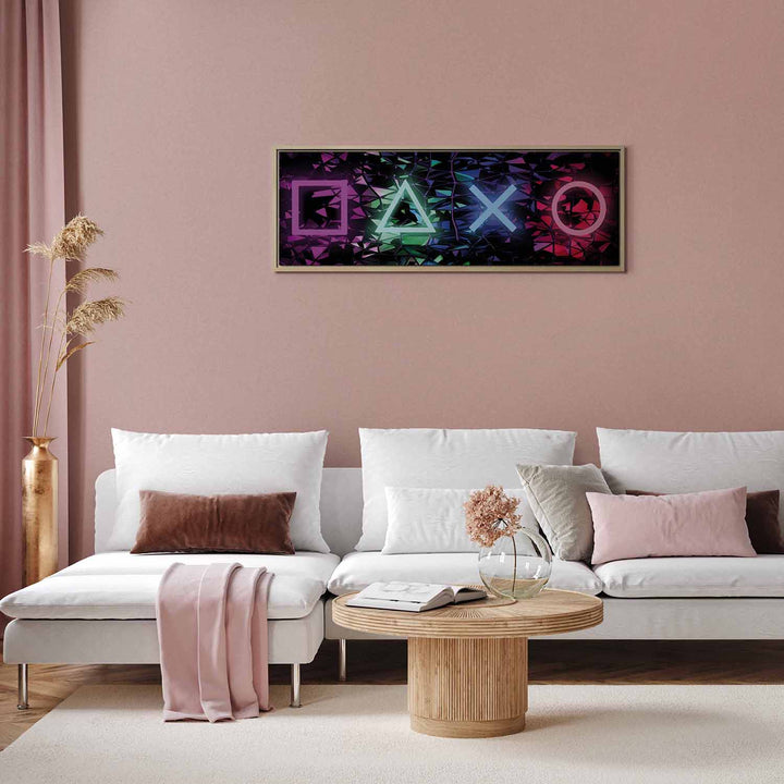 Glezna koka rāmī - Pusaudža istabai - Izklaides simboli G ART