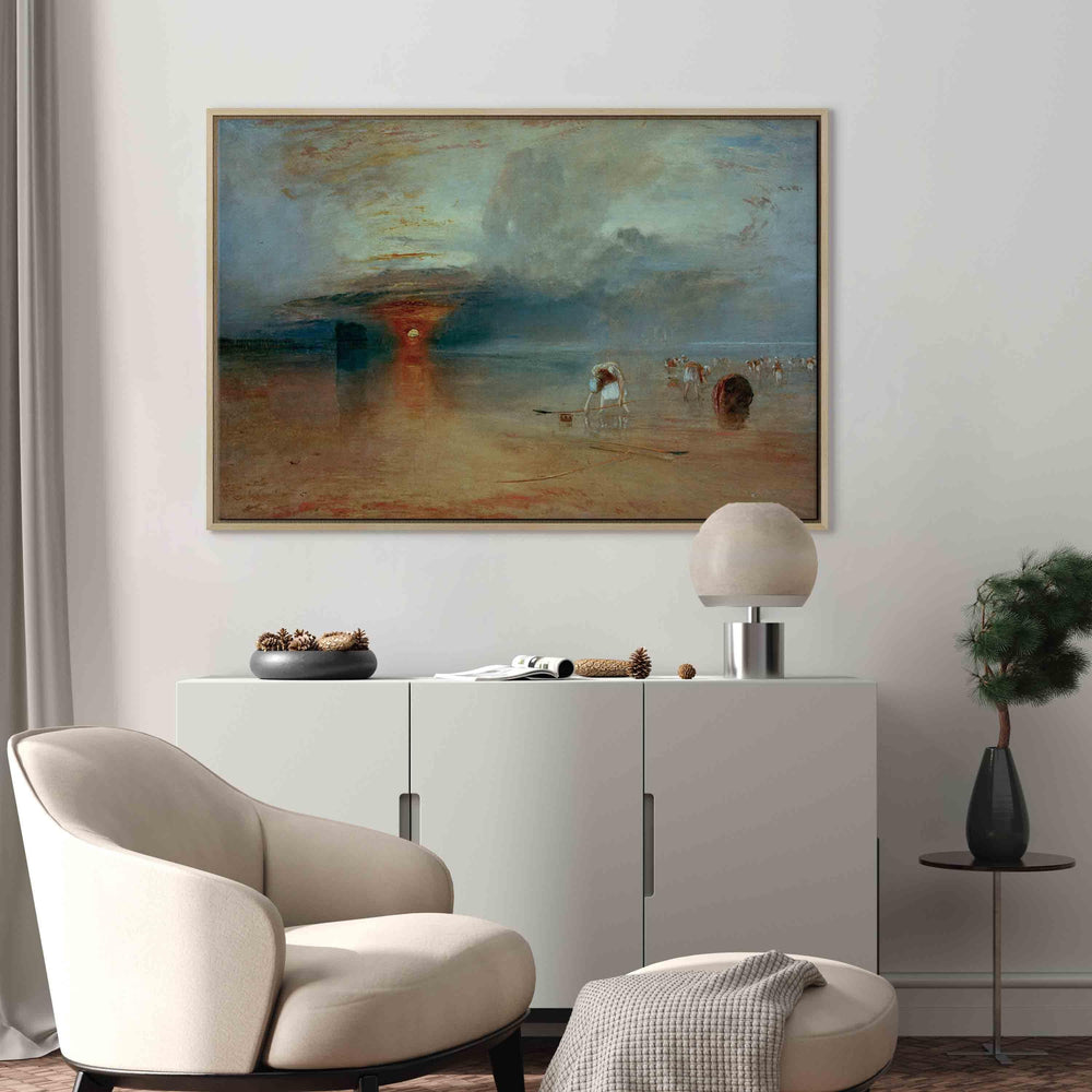 Glezna koka rāmī - Gleznas reprodukcija - Kalē pludmale G ART