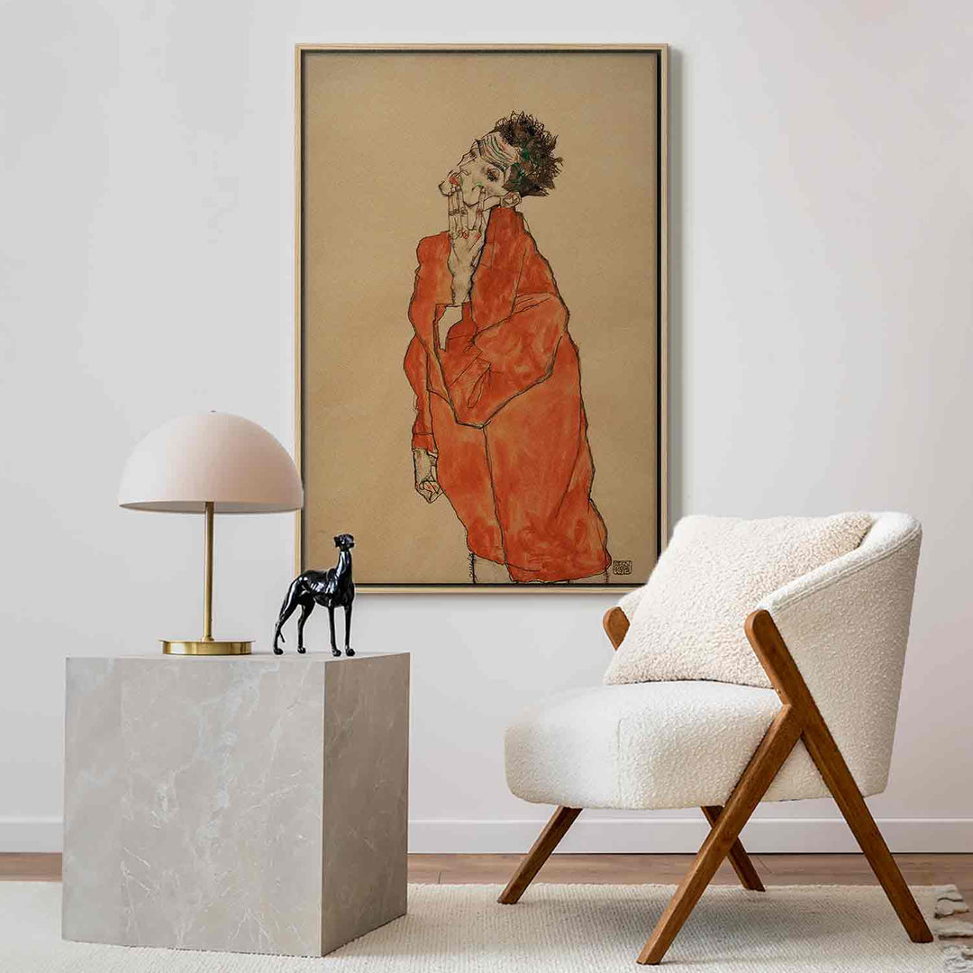 Glezna mākslas cienītajiem - Pašportrets (Vīrietis oranžā žaketē) G ART