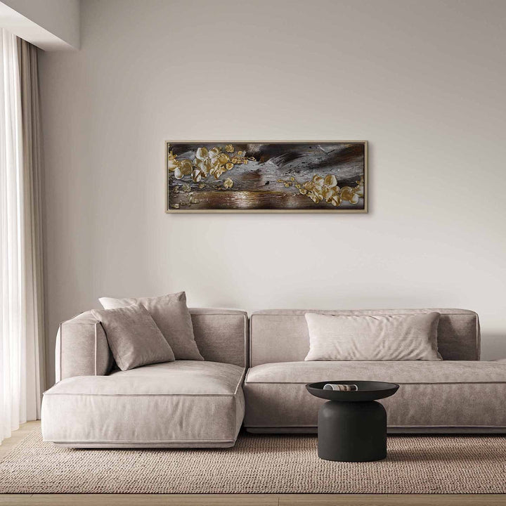 Glezna koka rāmī - Zelta dārzs - nopirkt gleznu viesistabai G ART