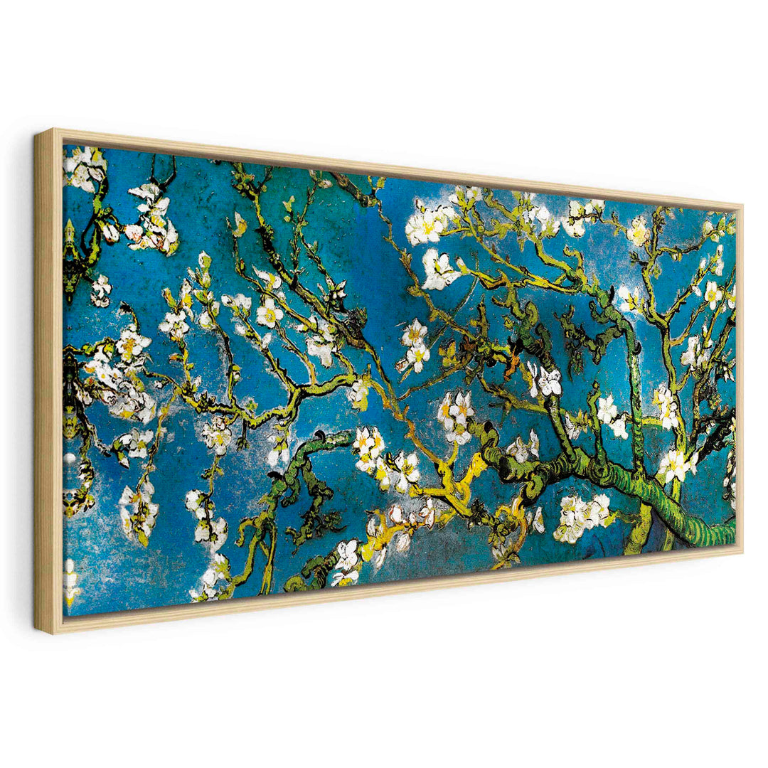 Glezna koka rāmī - Ziedošās mandeles - reprodukcija G ART