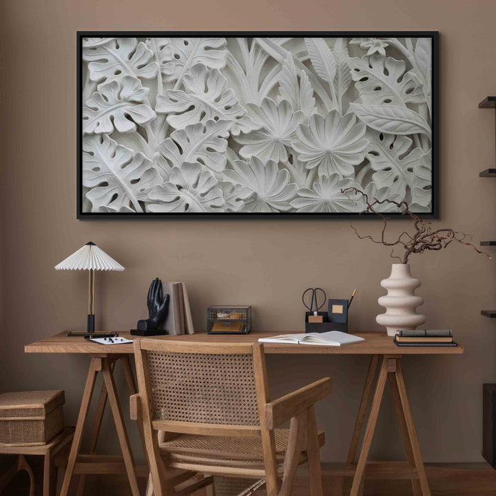 Glezna melnā koka rāmī - Alabastra dārzs - nopirkt G ART