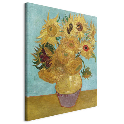 Gleznas reprodukcija (Vinsents van Gogs) - Saulespuķes II G ART