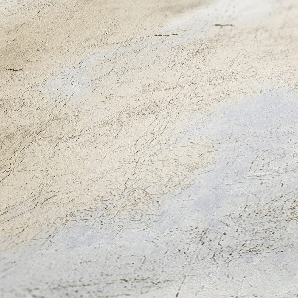 Tapetes 376492 AS Creation - vintaža zilā un bēša toņos Tapetenshop.lv