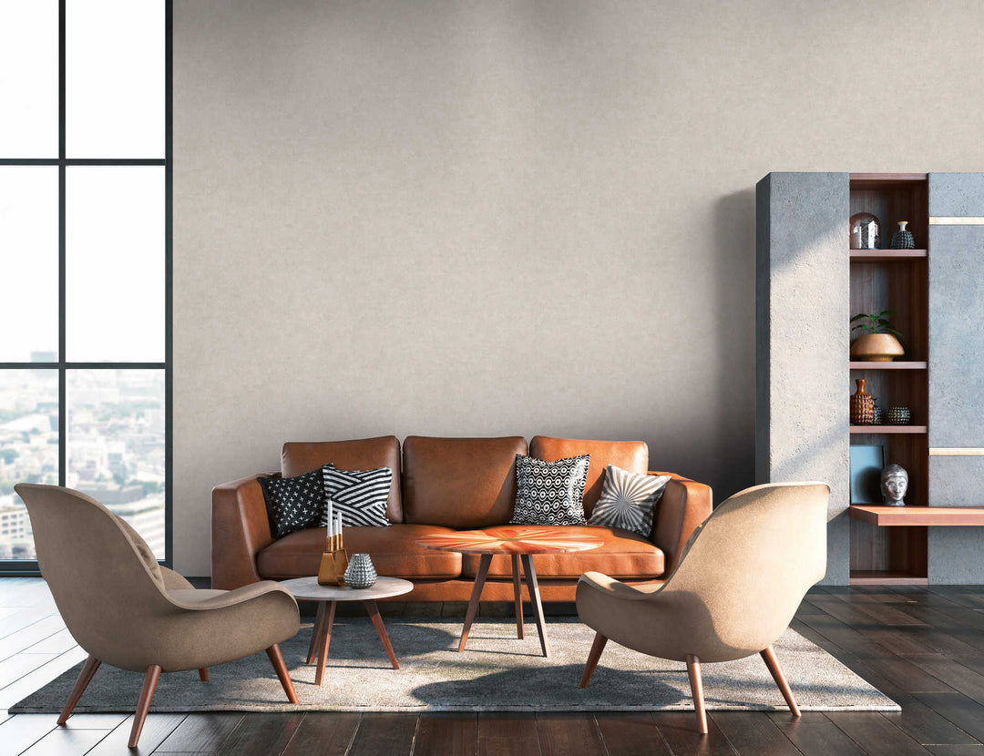 Tapetes bēšā krāsā ar vintāža efektu 376555  Tapetenshop.lv