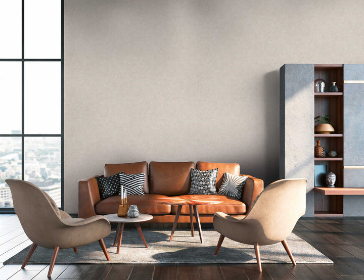 Tapetes bēšā krāsā ar vintāža efektu 376555  Tapetenshop.lv