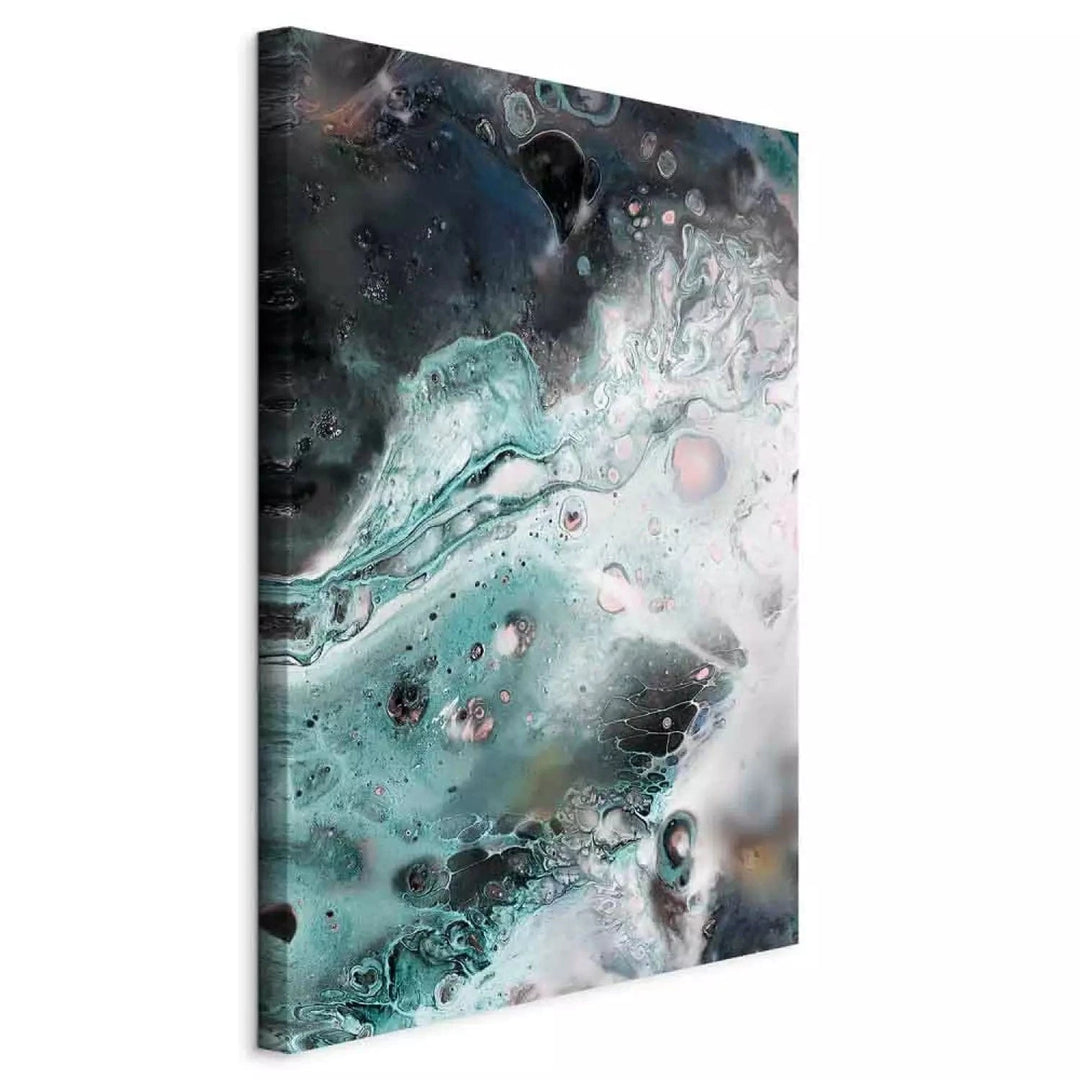 Kanva - abstrakts raksts - Jūras elementi - zilā krāsā G-ART