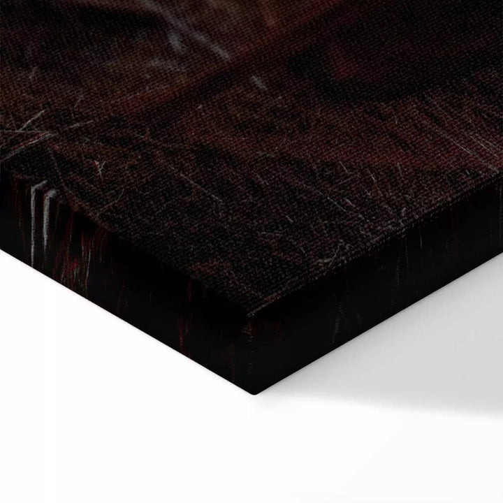 Kanva ar dabas skatu - Romantiskais ezers, (x 1), pelēka, oranža G-ART