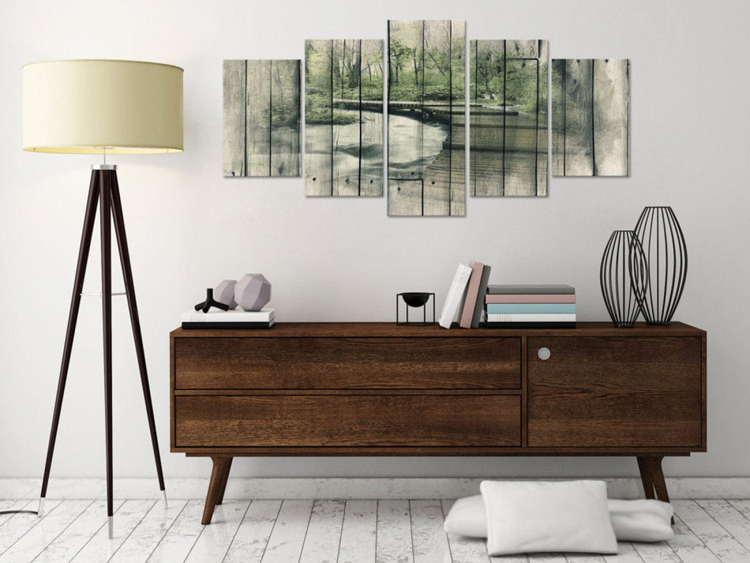 Glezna ar dabas taku - Noslēpumu upe, (x5), 92070 G-ART