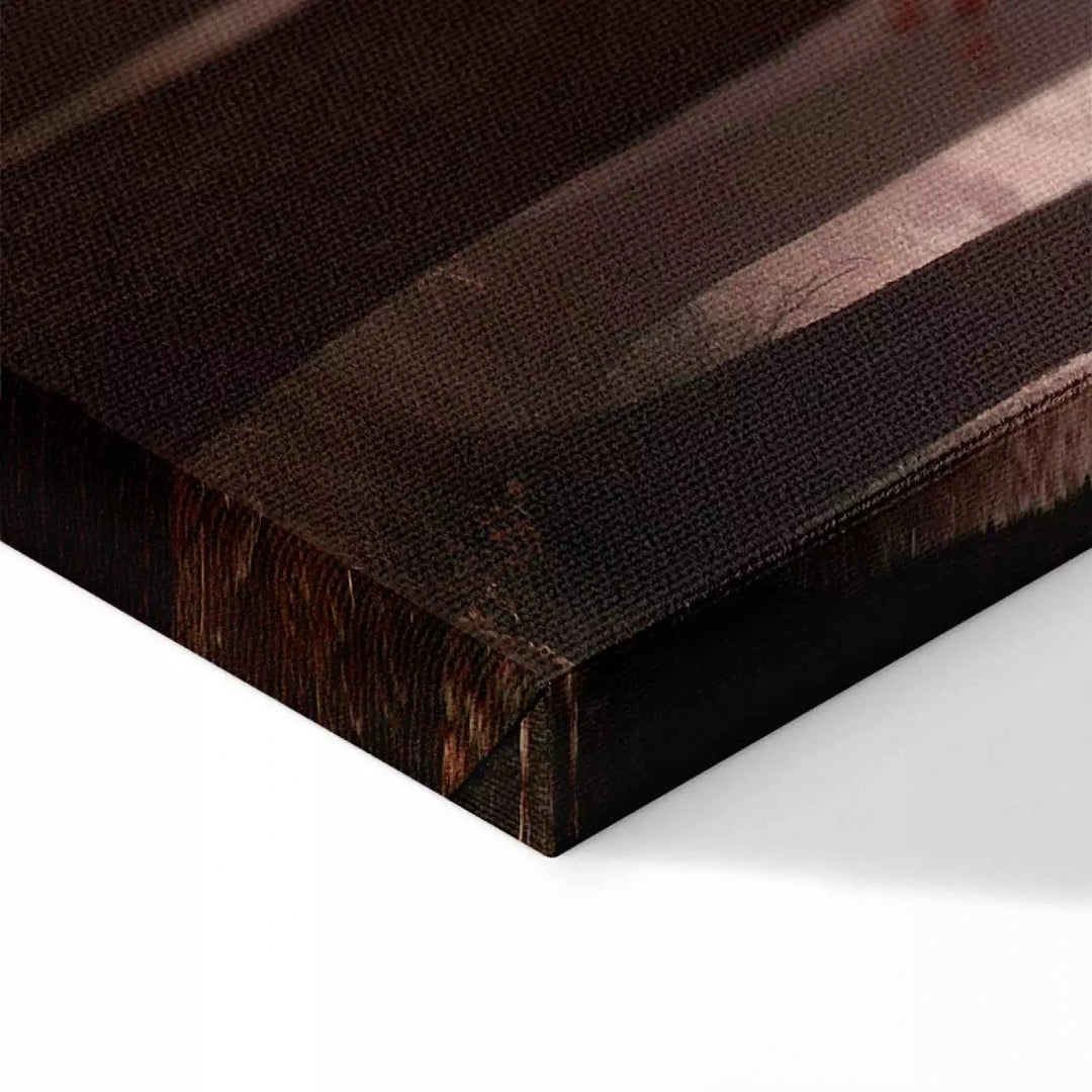 Kanva ar dabu - Rīts mežā (brūnos toņos), 150016 - viesistabai ART XL