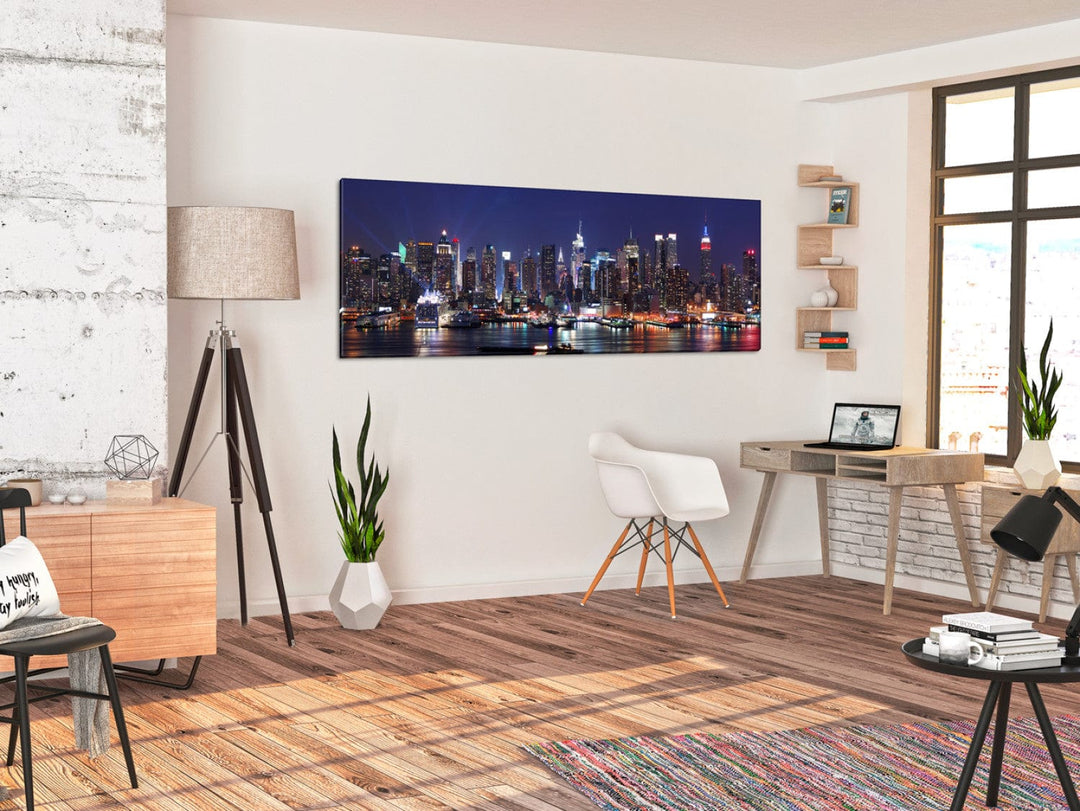 Glezna ar lielpilsētu naktī - Nakts dzīve Ņujorkā, 149076 G-ART.