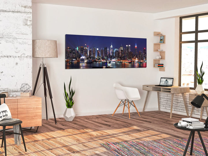 Glezna ar lielpilsētu naktī - Nakts dzīve Ņujorkā, 149076 G-ART.