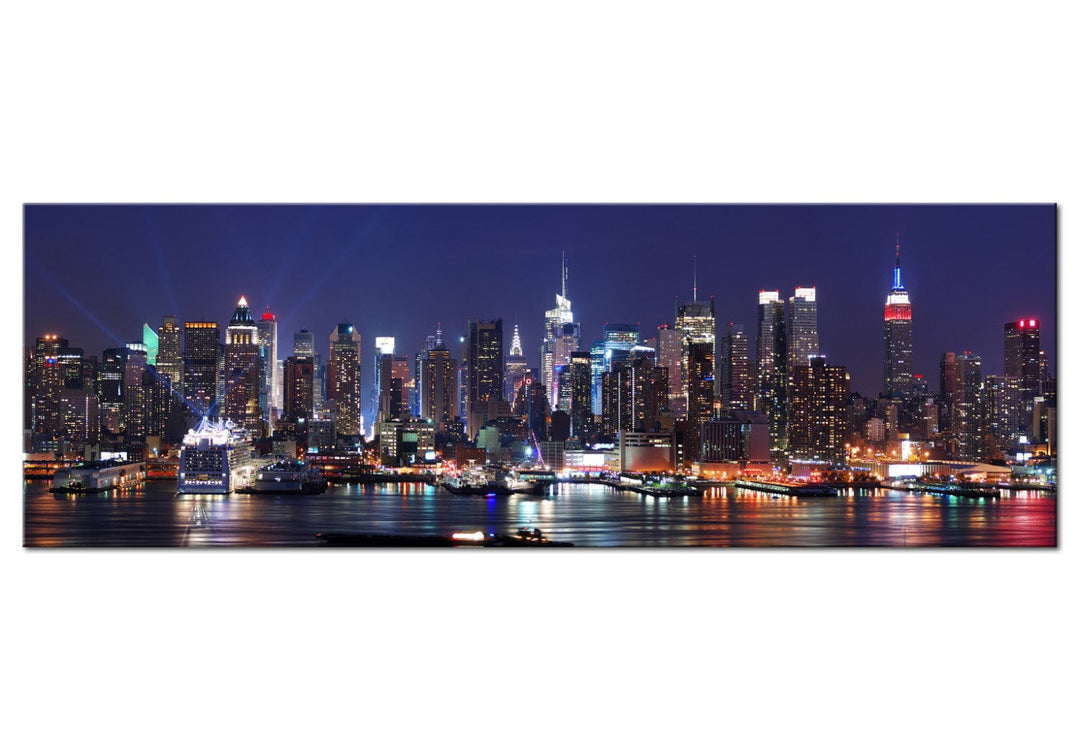 Glezna ar lielpilsētu naktī - Nakts dzīve Ņujorkā, 149076 G-ART.